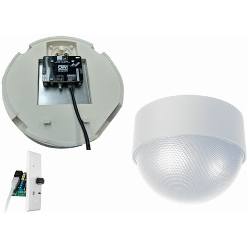 OWI Inc. 2 Each - Amp-Cat-Neptune Speaker (White) with Bluetooth Volume Control
