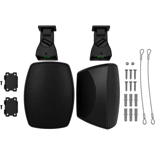 OWI Inc. SX-5730 Passive 2-Way 5.25" Surface-Mounted Loudspeaker (Pair, Black)