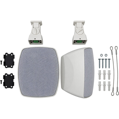 OWI Inc. SX-5730 Passive 2-Way 5.25" Surface-Mounted Loudspeaker (Pair, White)