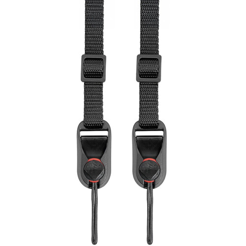 Owlkrown 30" Classic Flat Rope Camera Strap (Pixel Orange, Quick Release Attachment)