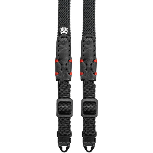 Owlkrown 32-58" TrailFlex Adjustable Camera Strap (Blue, Hassy Clip)
