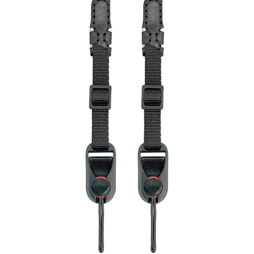 Owlkrown 32-58" TrailFlex Adjustable Camera Strap (Monochrome, Quick Release Attachment)