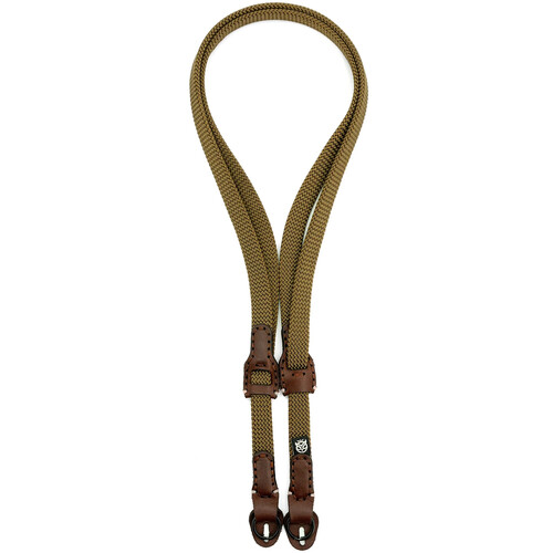 Owlkrown 32-58" TrailFlex Adjustable Camera Strap (Outback, Polished Split Ring)