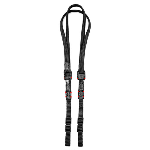 Owlkrown TrailFlex Adjustable SL Strap (Black with Red Accent)