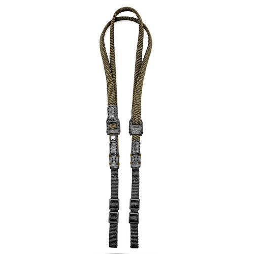 Owlkrown 32-58" TrailFlex Adjustable SL Camera Strap (Safari, Webbing for Square Lug)