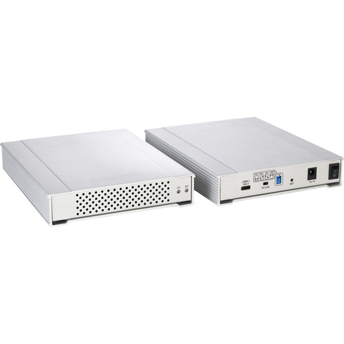 Oyen Digital MiniPro RAID V3 2-Bay USB 3.1 Gen 2 Type-C Enclosure (Silver)
