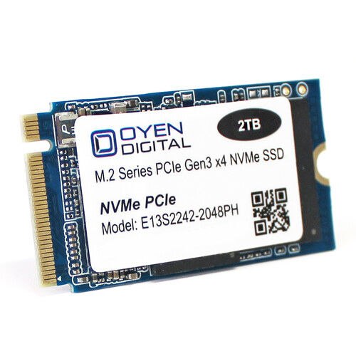 Oyen Digital 2TB NVMe PCIe 3.0 M.2 Internal SSD