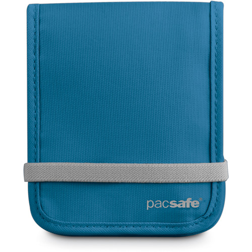 Pacsafe RFIDtec 100 RFID-Blocking Bi-Fold Wallet (Ocean Blue)
