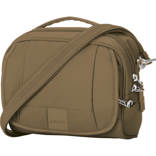 Pacsafe Metrosafe LS140 Anti-Theft Compact Shoulder Bag (Sandstone)