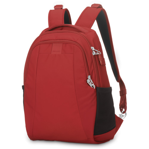 Pacsafe Metrosafe LS350 Anti-Theft Backpack (15L, Vintage Red)