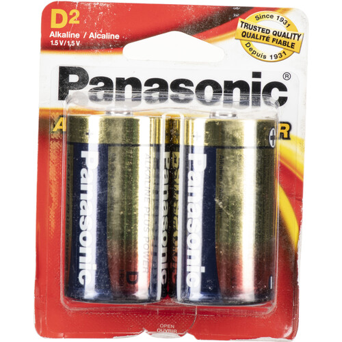 Panasonic Alkaline Plus Power D Batteries (2-Pack)