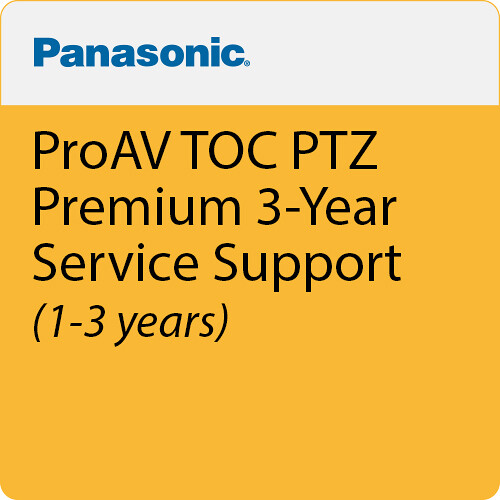 Panasonic ProAV TOC PTZ Premium 3-Year Service Support (1-3)