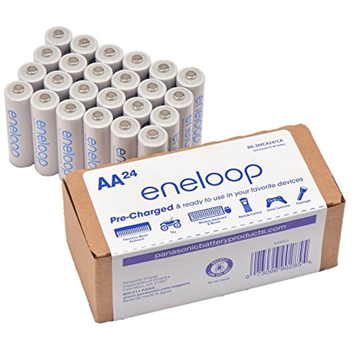 Panasonic eneloop AA Rechargeable Ni-MH Batteries (2000mAh, 24-Pack)