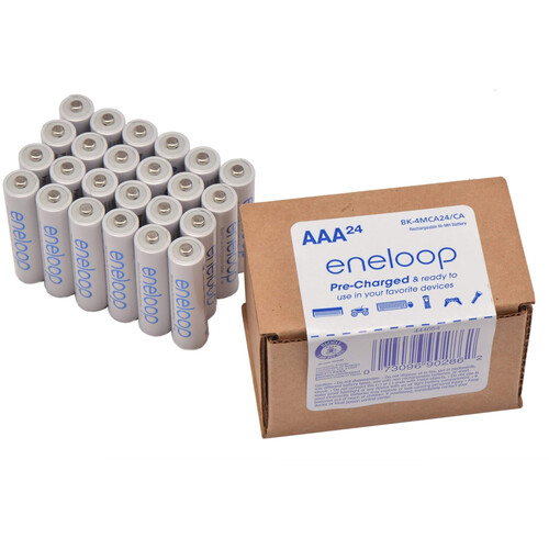 Panasonic eneloop AAA Rechargeable Ni-MH Batteries (800mAh, 24-Pack)