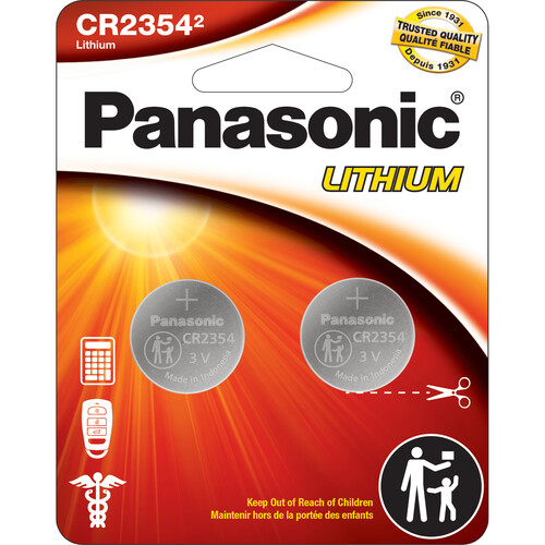 Panasonic CR2354 Lithium Coin Battery (2-Pack)