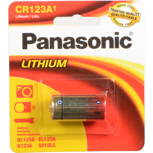 Panasonic CR123A Lithium Battery (3V)