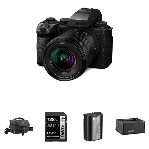 Panasonic DC-S5MIIX CAM/20-60mm LN/ESSENTIAL KIT B&H Photo Video