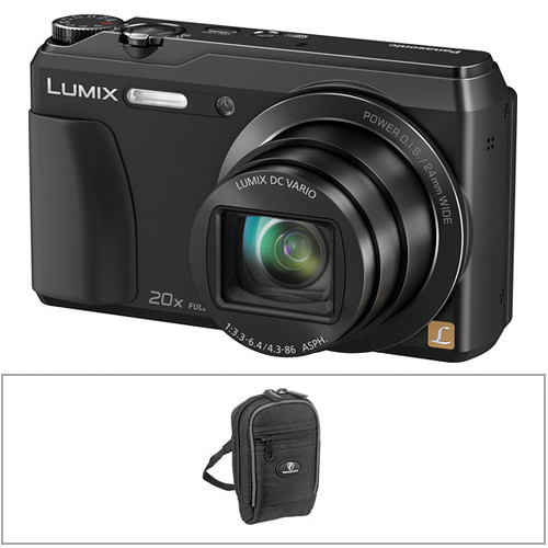 Panasonic Lumix DMC-ZS35 Digital Camera Basic Kit (Black)