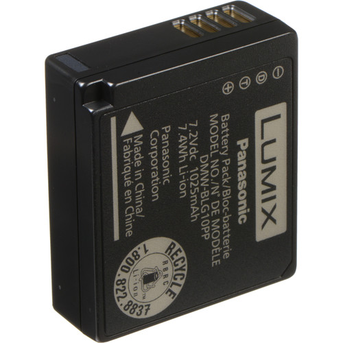 Panasonic DMW-BLG10 Li-ion Battery for Select LUMIX Cameras (7.2V, 1025mAh)