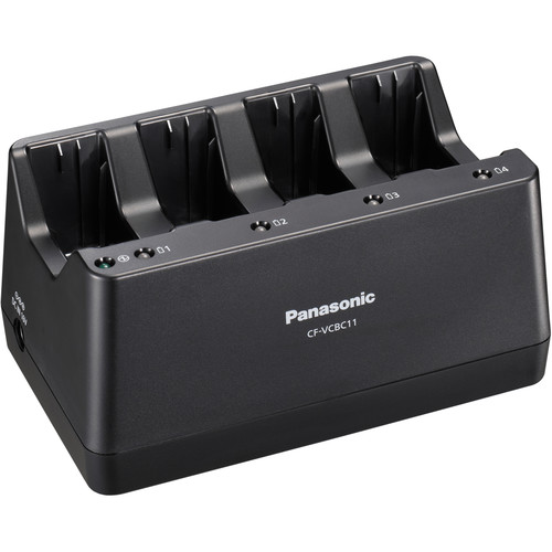 Panasonic FZ-VCBM11U バッテリーチャージャー Panasonic 4-Bay Battery Charger for FZ-M1 & FZ-B2 FZ-VCBM11U B&H