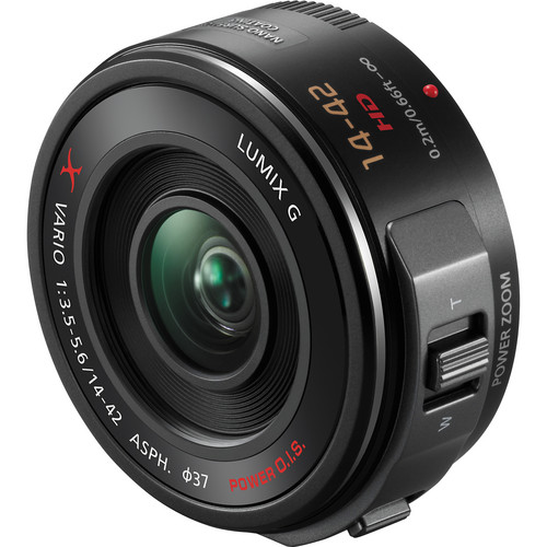 Panasonic LUMIX G X Vario PZ 14-42mm f/3.5-5.6 ASPH. POWER O.I.S. Lens (Black, White Box)