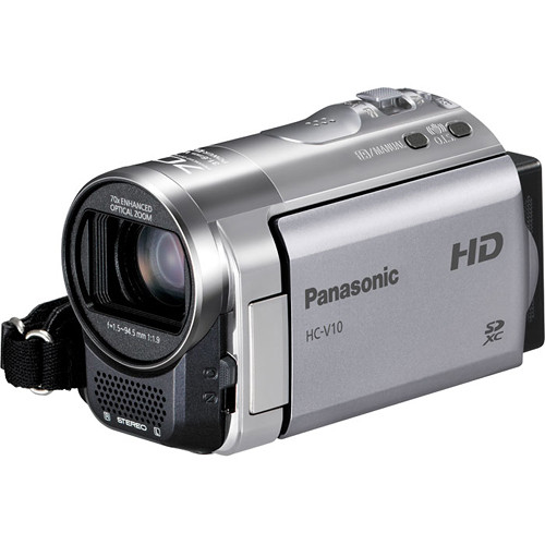 Panasonic HC-V10 Entry HD Camcorder (PAL, Red) HCV10SE B&H Photo