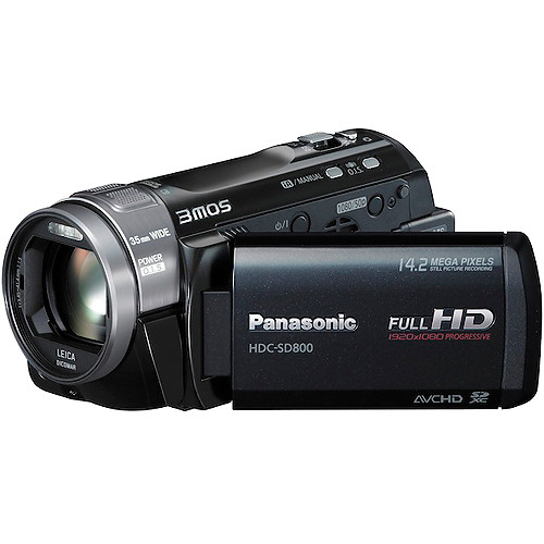 Panasonic PAL/HDC-SD800 HD 3MOS FLASH CAMCORDER