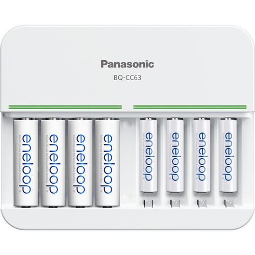Panasonic eneloop Quick Charger & Batteries Combo Pack