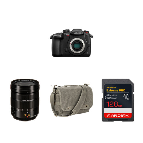 Panasonic Lumix GH5S Mirrorless Camera with 12-60mm Lens and Accessories Kit