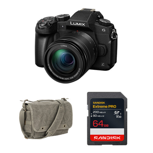 Panasonic LUMIX G85 Mirrorless Camera with 12-60mm Lens and Accessories Kit