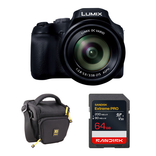 Panasonic LUMIX FZ80D Digital Camera with Basic Bundle B&H