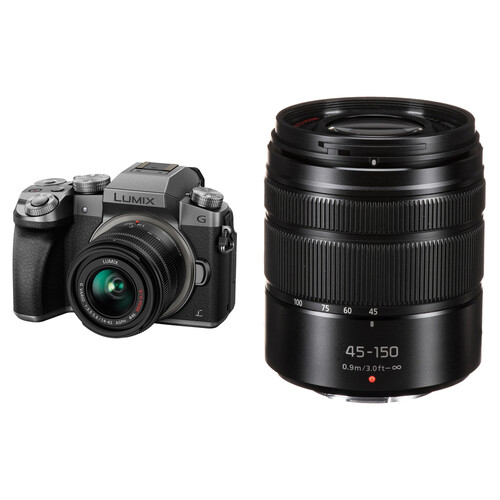 Panasonic LUMIX G7 Mirrorless Camera with 14-42mm f/ 3.3-5.6 and