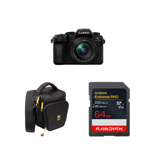 Panasonic LUMIX G97 Mirrorless Camera with 12-60mm f/3.5-5.6 Lens and Basic Bundle