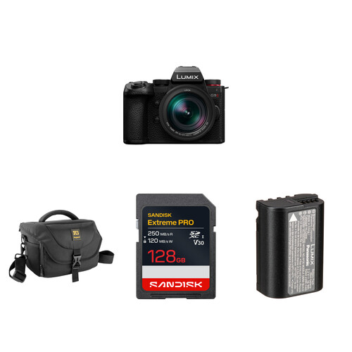 Panasonic LUMIX G9 II Mirrorless Camera with 12-60mm f/2.8-4 Lens and Essentials+ Kit (Black)