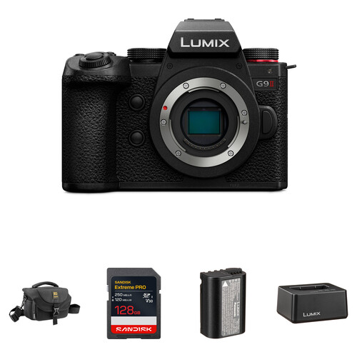 Panasonic LUMIX G9 II Mirrorless Camera with Essentials+ Kit (Black)