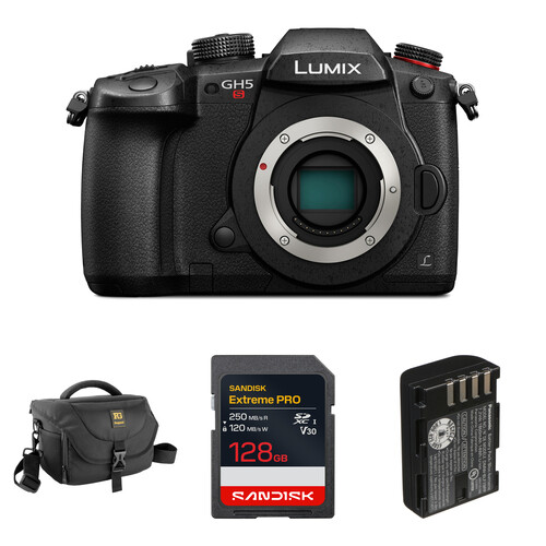Panasonic Lumix GH5S Mirrorless Camera with Essentials+ Kit (Black)