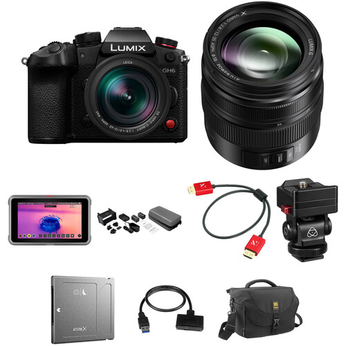 Panasonic Lumix GH6 Mirrorless Camera with 12-60mm and 12-35mm