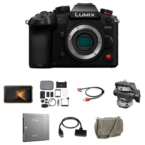 Panasonic Lumix GH6 Mirrorless Camera and Raw Video Kit