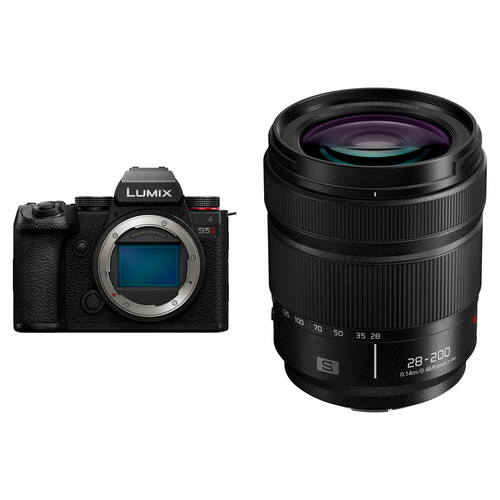 Panasonic Lumix S5 II Mirrorless Camera with 28-200mm f/4-7.1