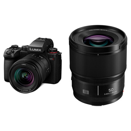 Panasonic LUMIX S5 II Mirrorless Camera with 20-60mm f/3.5-5.6 and 50mm f/1.8 Lenses