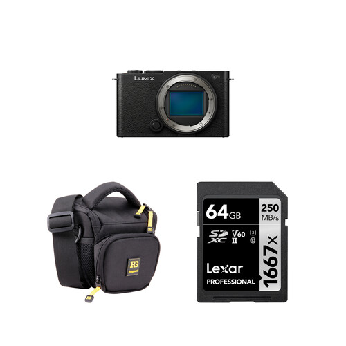 Panasonic LUMIX S9 Mirrorless Camera with Basic Bundle (Black)