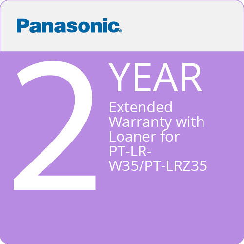 Panasonic 2-Year Extended Warranty with Loaner for PT-LRW35/PT-LRZ35