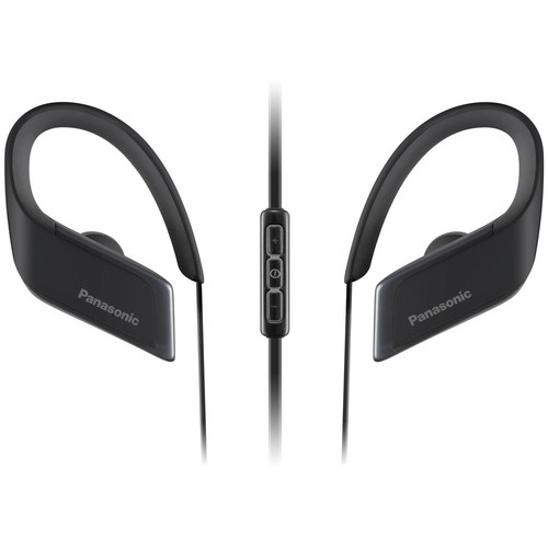 Panasonic RP-BTS30-K WINGS Wireless Bluetooth Sport Clips with Mic & Controller (Black)