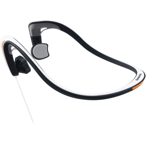 Panasonic RP-HGS10-W Open-Ear Bone Conducti RP-HGS10-W B&H Photo