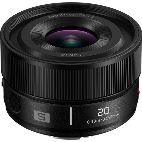 Panasonic LUMIX S 20mm f/2.5 Lens (L-Mount, Black)