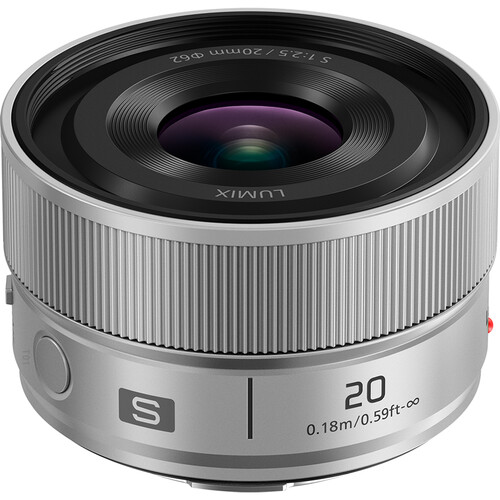 Panasonic LUMIX S 20mm f/2.5 Lens (L-Mount, Silver)