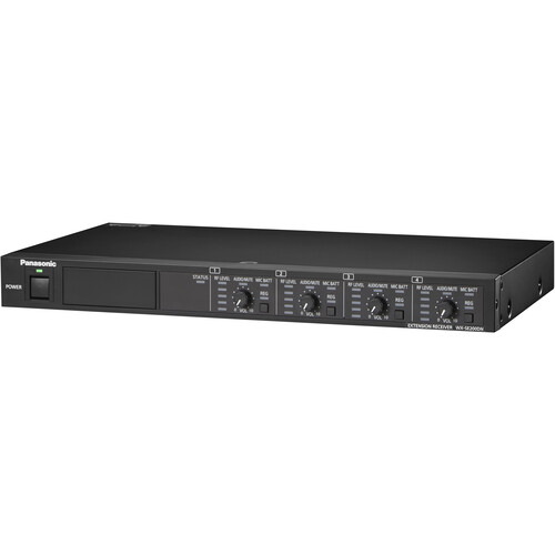 Panasonic WX-SE200DN Dante-Enabled 4-Channel Expansion Receiver for WX-SR204 and WX-SR204DN (1.9 GHz)