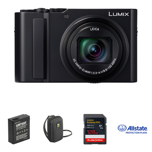 Panasonic ZS300 Digital Camera with Deluxe Kit (Black)