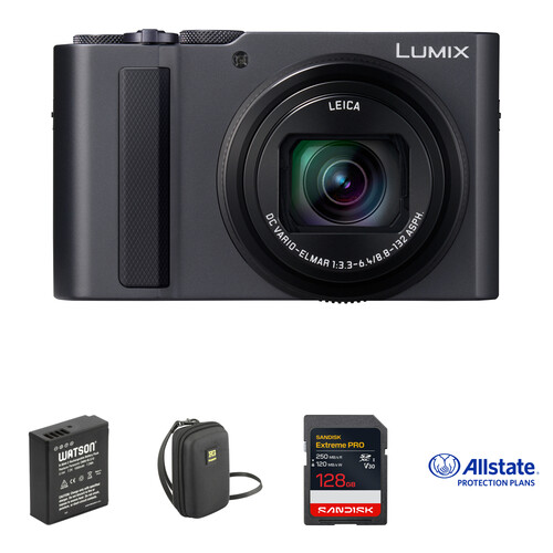 Panasonic ZS300 Digital Camera with Deluxe Kit (Silver)