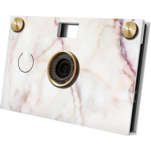 Paper Shoot Bianco Rose Stone Pattern Paper Camera